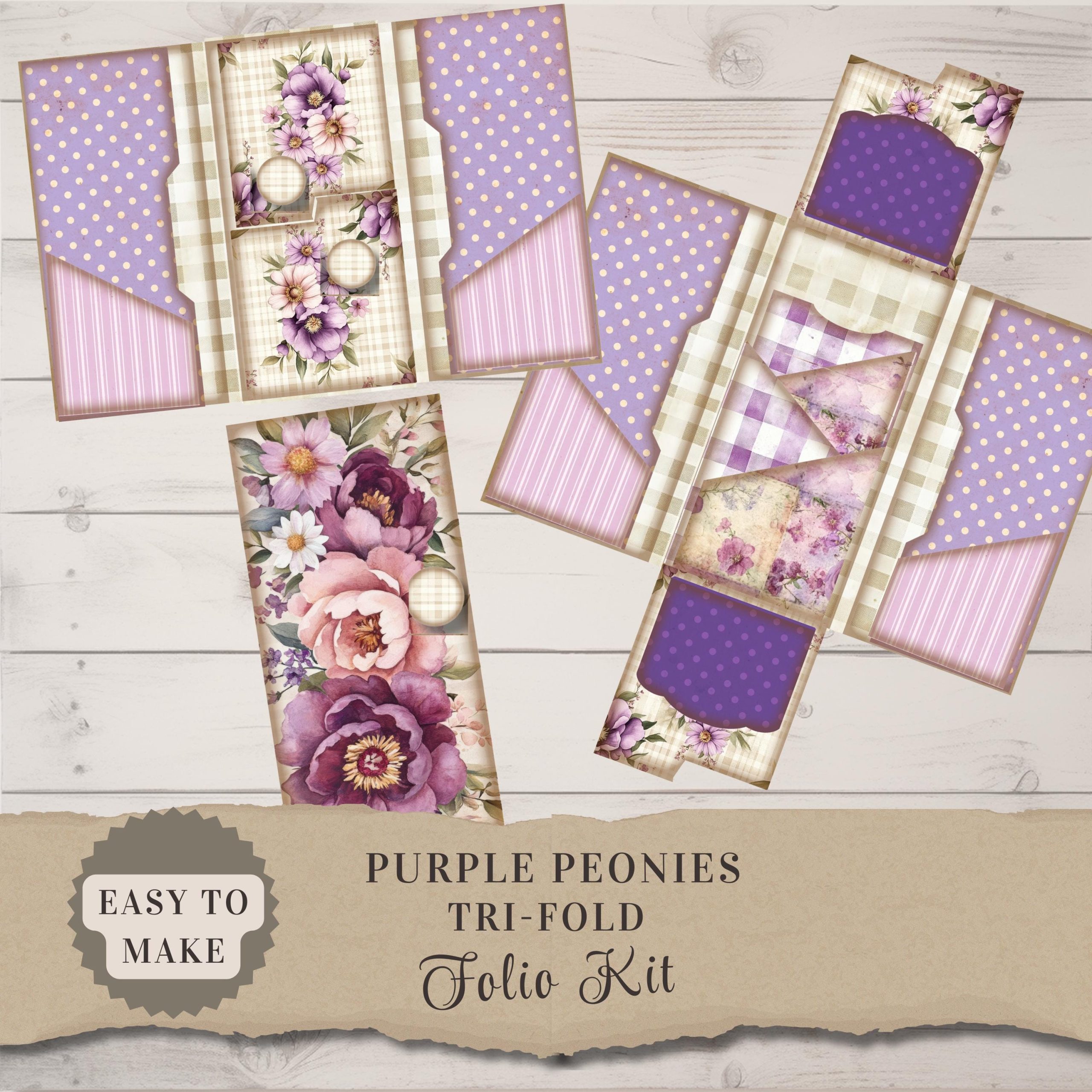 Purple Peonies