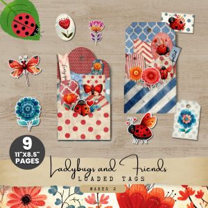 Ladybug and Friends Loaded Tags