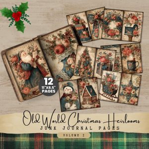Old World Christmas Junk Journal Kit