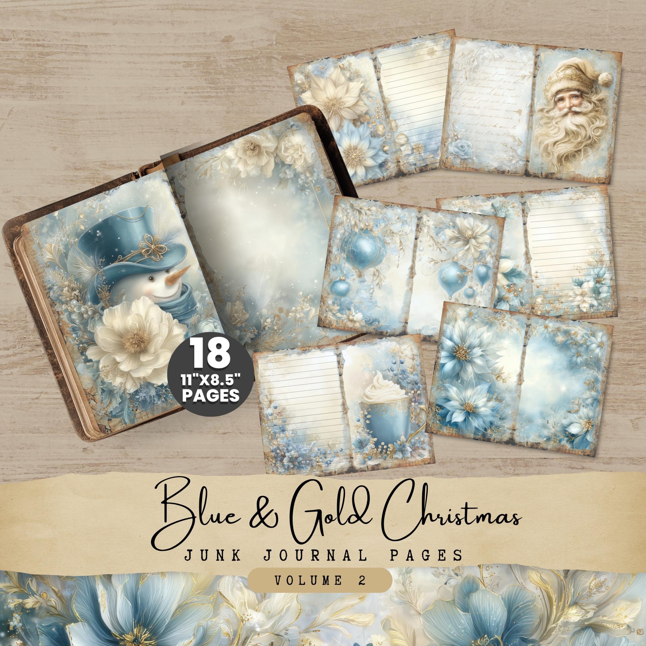 Blue and Gold Christmas