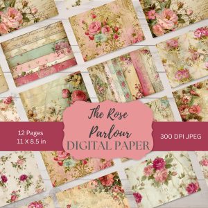 The Rose Parlour Digital Paper Volume 1