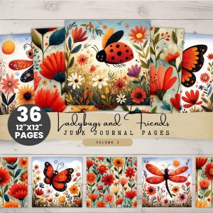 Ladybug Digital Paper