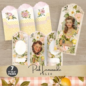 Pink Lemonade Vintage Floral Folio Kit