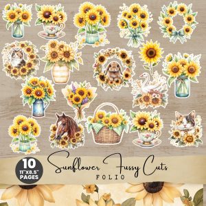 Sunflower Fussy Cuts