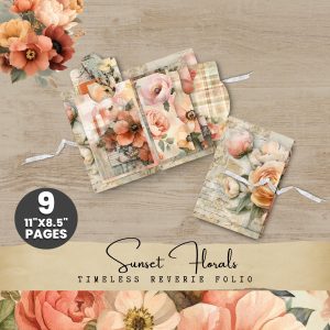 Sunset Florals Folio Kit