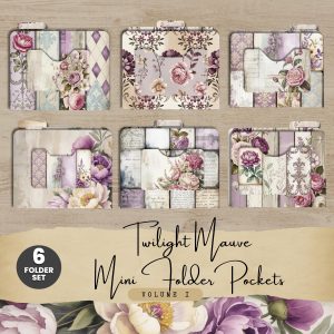 Twilight Mauve Mini Folder Set