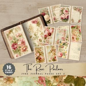 The Rose Parlour Junk Journal Pages Volume 2
