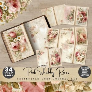 Shabby Valentine Junk Journal Kit