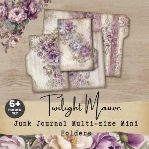 Twilight Mauve Mini Folder Set - Multi-size