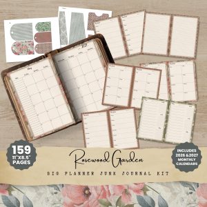 Rosewood Garden Planner Kit