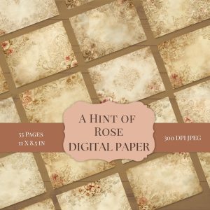 Big Bundle Neutral Floral Digital Paper
