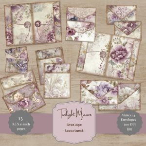 Twilight Mauve Envelope Kit