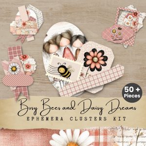 Busy Bees and Daisy Dreams Ephemera Clusters