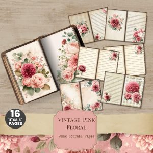Faith Over Fear Junk Journal Pages – Non-Scripture