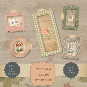 Sweetbriar Hollow Specimen Frames Ephemera Kit
