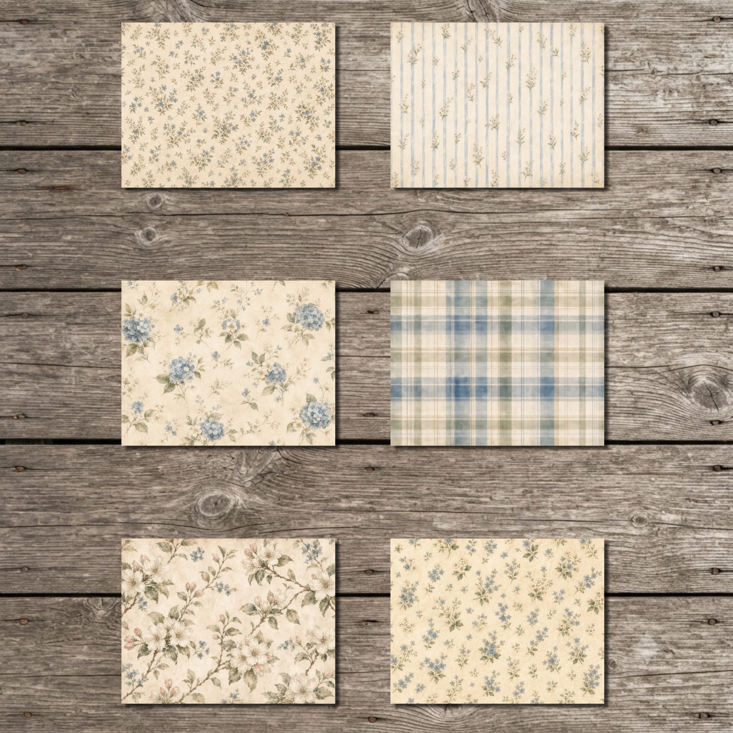 Grace Upon Grace Heirloom Patterns Digital Papers - Image 7