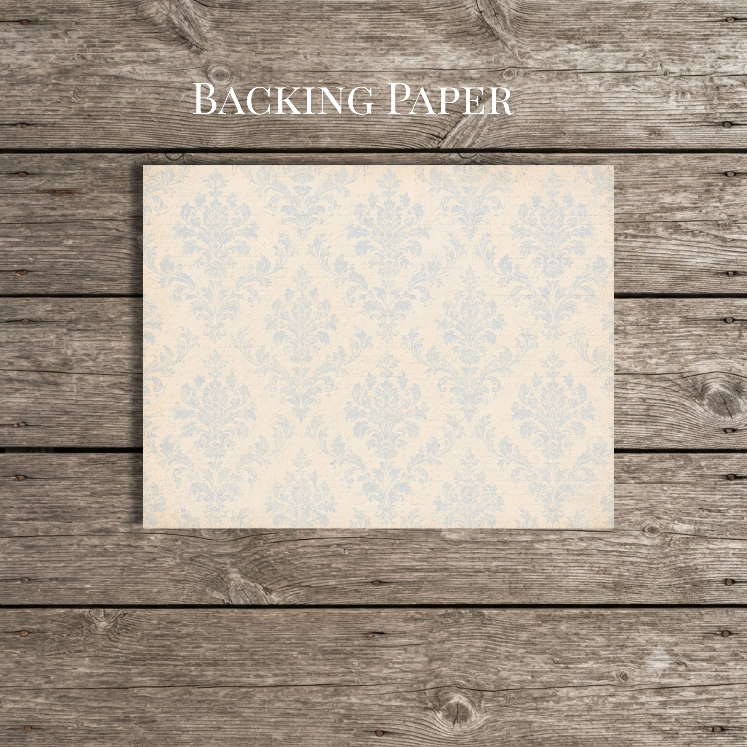 Blue Lace & Roses Hidden Paperclips - Image 8