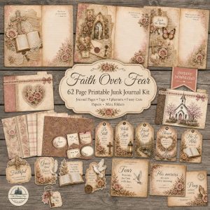 Faith Over Fear Junk Journal Kit