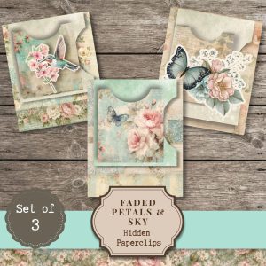 Faded Petals and Sky Hidden Paperclips