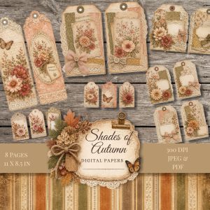Shades of Autumn Tags